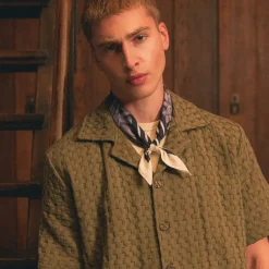 Hemden*Asphaltgold Waffle Shirt Olive