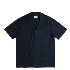 Hemden*Asphaltgold Waffle Shirt Navy