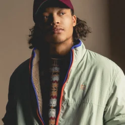 Caps & Bucket Hats*Asphaltgold Wool Cap *D* Burgundy / Off White