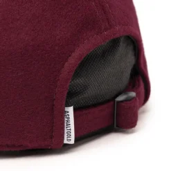 Caps & Bucket Hats*Asphaltgold Wool Cap *D* Burgundy / Off White