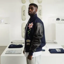 Jacken*Asphaltgold x SV Darmstadt OG98 Varsity Jacket Black / Navy