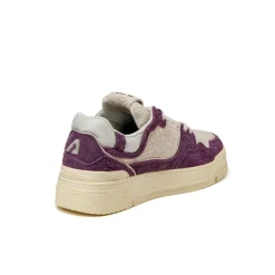 Leder Sneaker|Chunky Sneaker*Autry CLC W *Suede / Mesh* Cream / Barolo