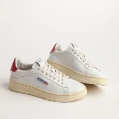 Leder Sneaker|Weiße Sneaker*Autry Dallas White / Red