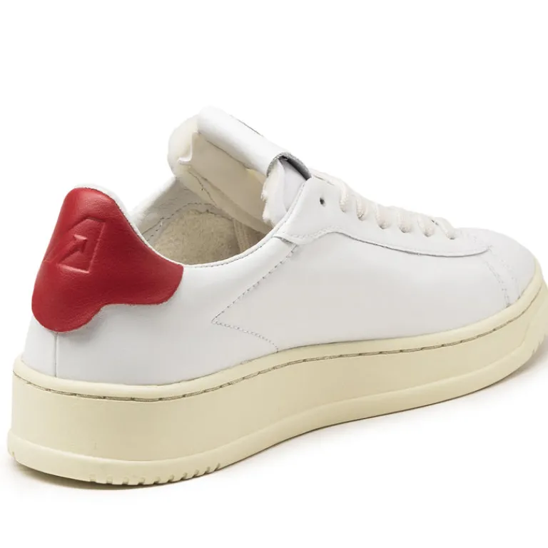 Leder Sneaker|Weiße Sneaker*Autry Dallas White / Red