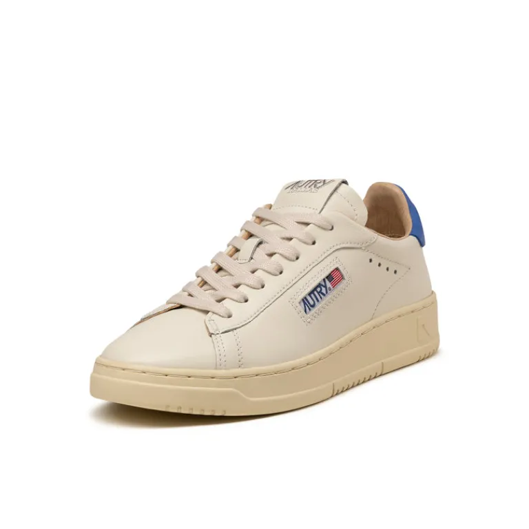 Leder Sneaker*Autry Dallas Low Marshmallow / Blue