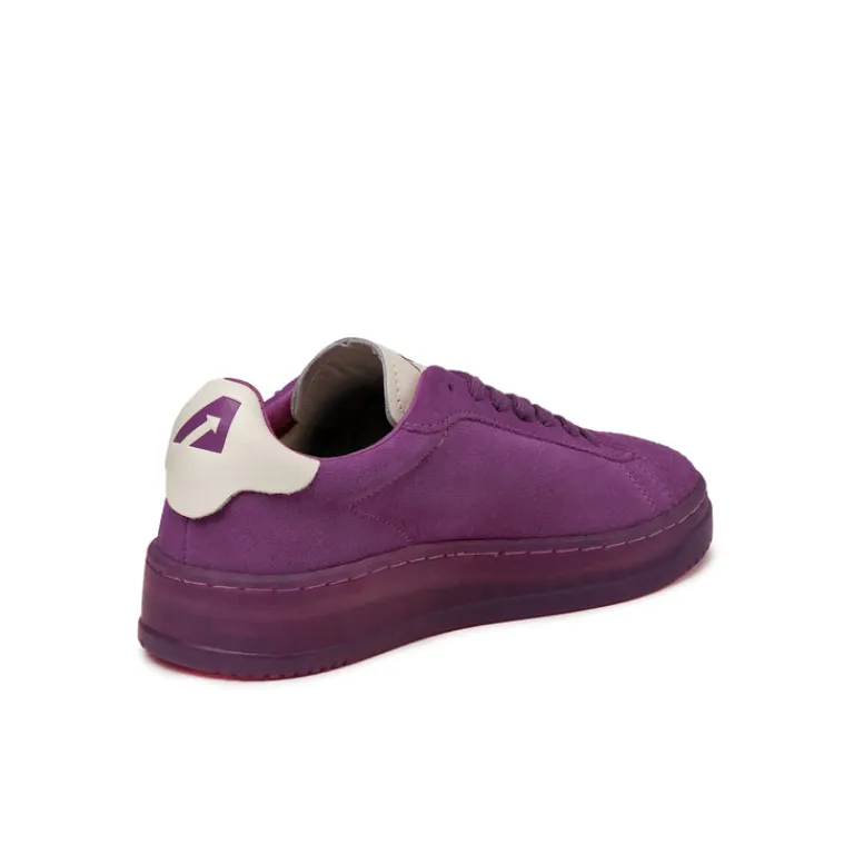 Leder Sneaker|Weiße Sneaker*Autry Dallas W *Suede / Leather* Hyacinth / Marshmallow