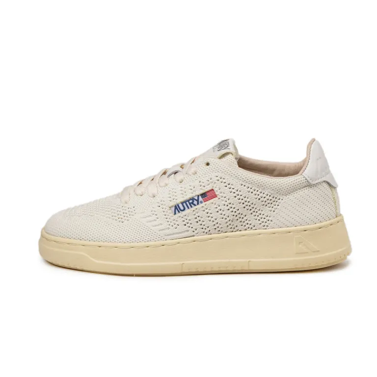 Leder Sneaker*Autry Easeknit W *Knit / Leather* White / Ivory
