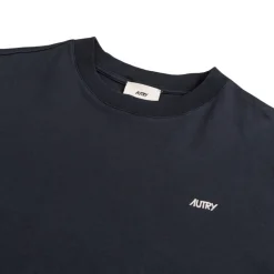 T-Shirts*Autry Embroidered Mini Logo T-Shirt Blue