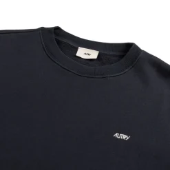 Crewnecks*Autry Embroidered Mini Logo Sweatshirt Blue