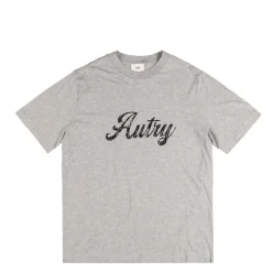 T-Shirts*Autry Flags Back Graphic Tee Dark Melange