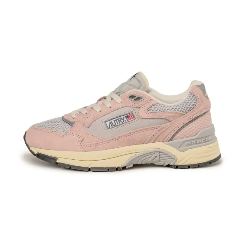Leder Sneaker|Retro Runner*Autry Hyperway W *Suedebic / Mesh* Poweder / Silver