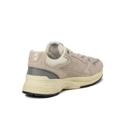 Leder Sneaker|Retro Runner*Autry Hyperway *Suede / Mesh* Sand / Silver