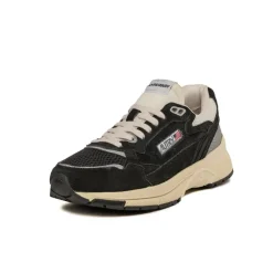 Leder Sneaker|Retro Runner*Autry Hyperway *Suede / Mesh* Black / Silver