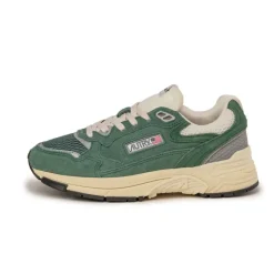 Leder Sneaker|Retro Runner*Autry Hyperway W *Suede / Mesh* Malachite / Silver