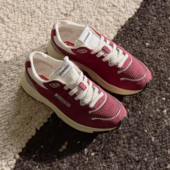 Leder Sneaker|Retro Runner*Autry Hyperway W *Suede / Mesh* Winery / Silver