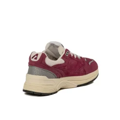 Leder Sneaker|Retro Runner*Autry Hyperway W *Suede / Mesh* Winery / Silver