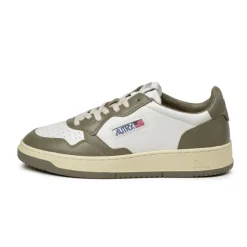 Leder Sneaker|Weiße Sneaker*Autry Medalist White / Cvrt Green