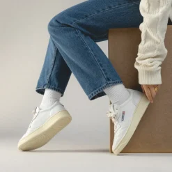 Leder Sneaker|Weiße Sneaker*Autry Medalist White / White