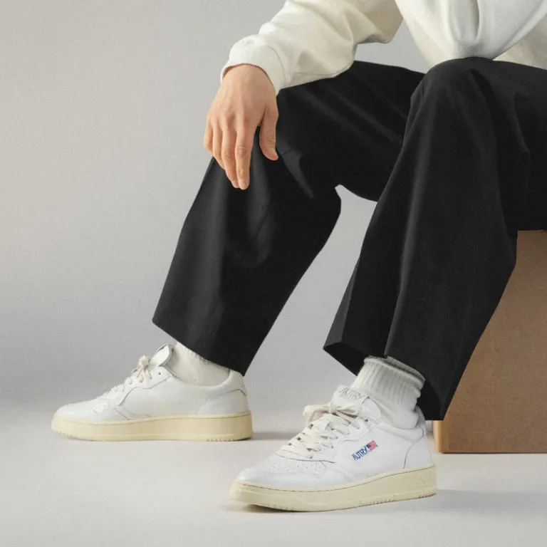 Leder Sneaker|Weiße Sneaker*Autry Medalist White / White