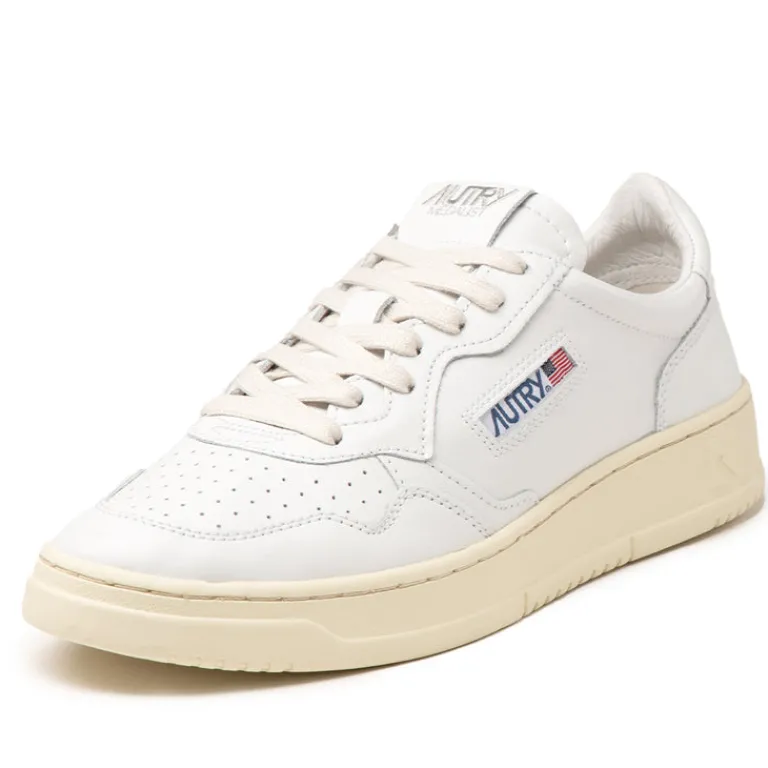 Leder Sneaker|Weiße Sneaker*Autry Medalist White / White