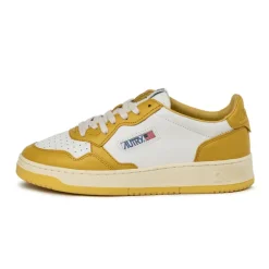 Leder Sneaker|Weiße Sneaker*Autry Medalist White / Honey Yellow