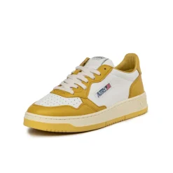 Leder Sneaker|Weiße Sneaker*Autry Medalist White / Honey Yellow
