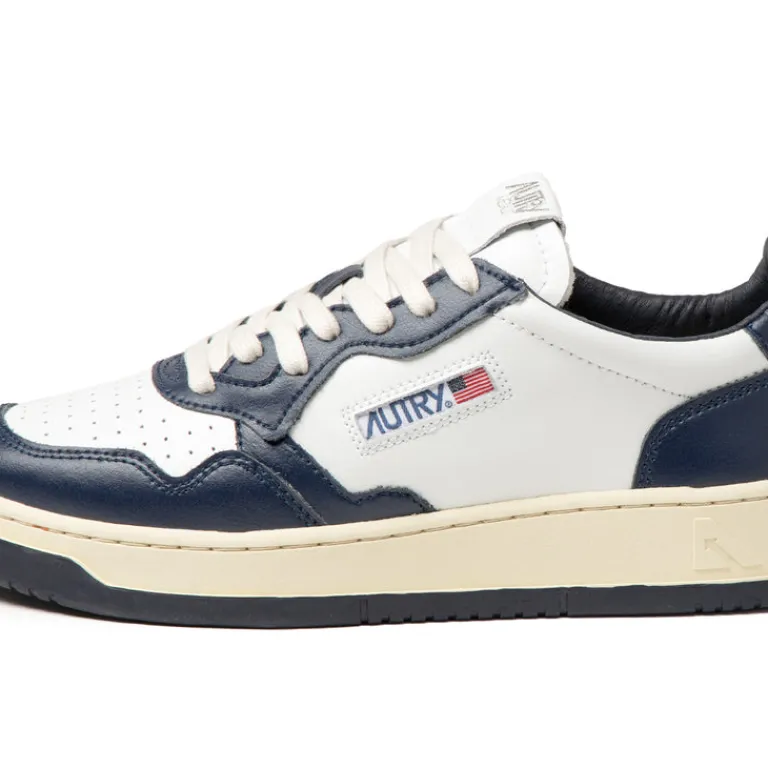 Leder Sneaker*Autry Medalist White / Blue