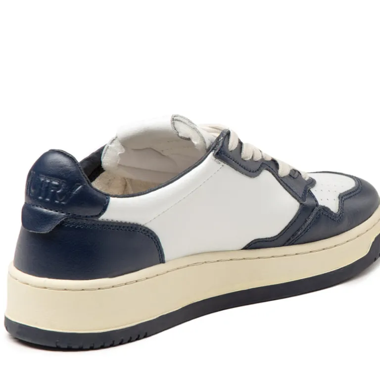 Leder Sneaker*Autry Medalist White / Blue