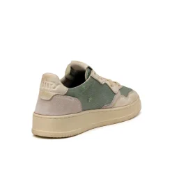 Leder Sneaker*Autry Medalist Dragon / Goat *Super Vintage* White / Military
