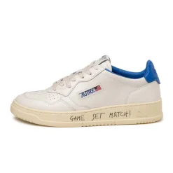 Leder Sneaker|Weiße Sneaker*Autry Medalist *Game Set Match* White / Palace Blue