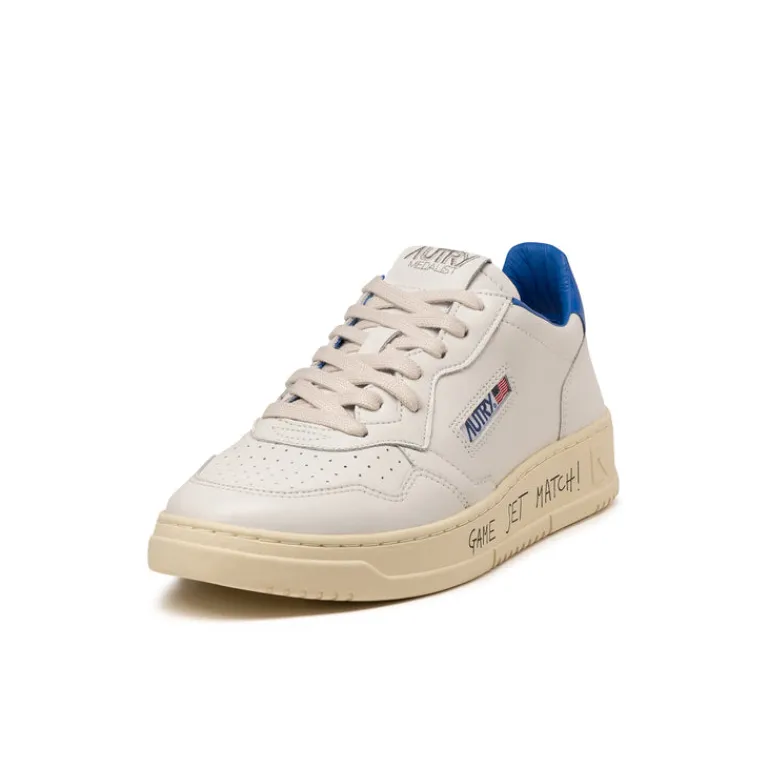 Leder Sneaker|Weiße Sneaker*Autry Medalist *Game Set Match* White / Palace Blue
