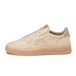 Leder Sneaker*Autry Medalist *Jap / Canvas* Ivory