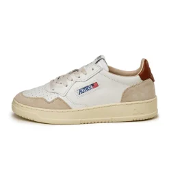 Leder Sneaker|Weiße Sneaker*Autry Medalist *Leather / Suede* White / Coco Shell