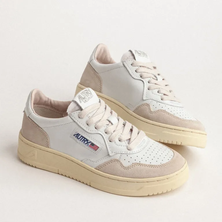 Leder Sneaker*Autry Medalist *Leather / Suede* White / White