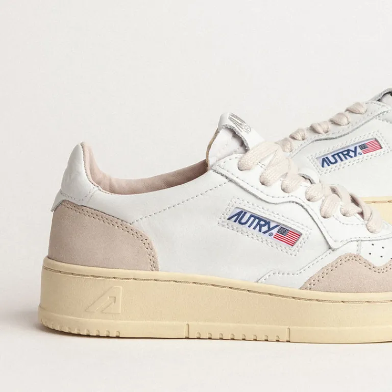 Leder Sneaker*Autry Medalist *Leather / Suede* White / White