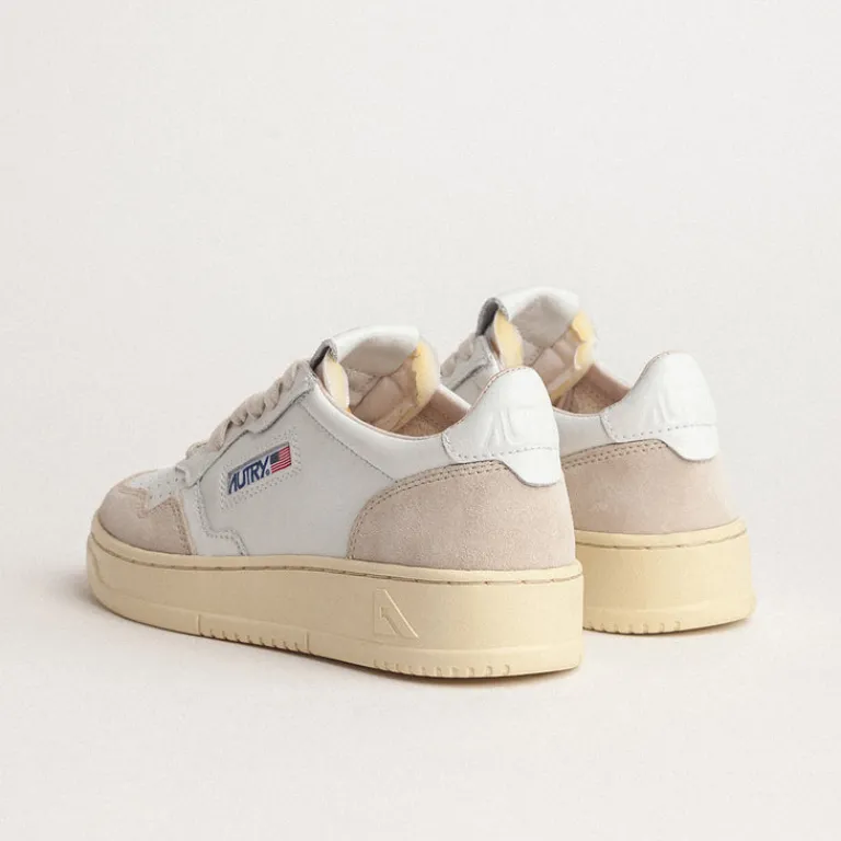Leder Sneaker*Autry Medalist *Leather / Suede* White / White