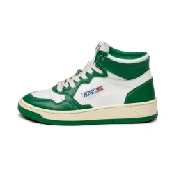 Leder Sneaker|High-Top Sneaker*Autry Medalist Mid W White / Green