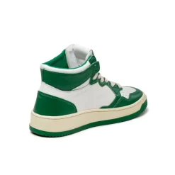 Leder Sneaker|High-Top Sneaker*Autry Medalist Mid W White / Green