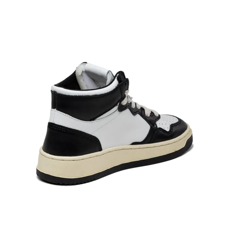 Leder Sneaker|High-Top Sneaker*Autry Medalist Mid W White / Black