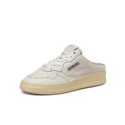 Leder Sneaker|Weiße Sneaker*Autry Medalist Mule W *Goat / Goat* White