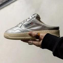 Leder Sneaker*Autry Medalist Mule W *Goat / Goat* Silver