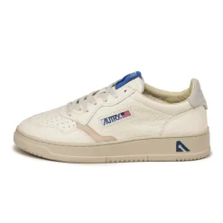 Leder Sneaker*Autry Medalist *Nubuk / Elephant* Hay / Sand