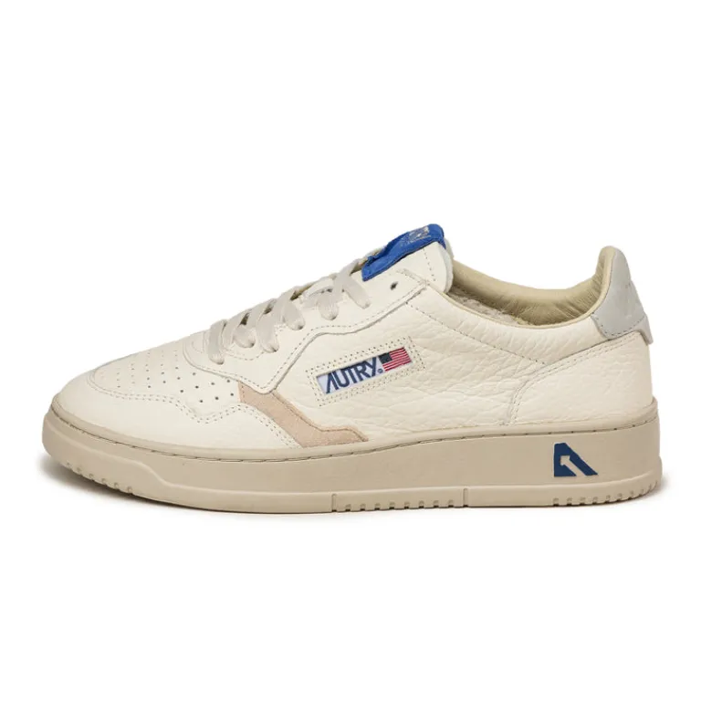Leder Sneaker*Autry Medalist *Nubuk / Elephant* Hay / Sand