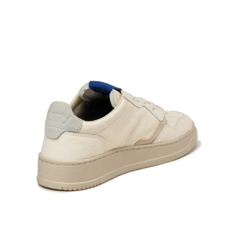 Leder Sneaker*Autry Medalist *Nubuk / Elephant* Hay / Sand