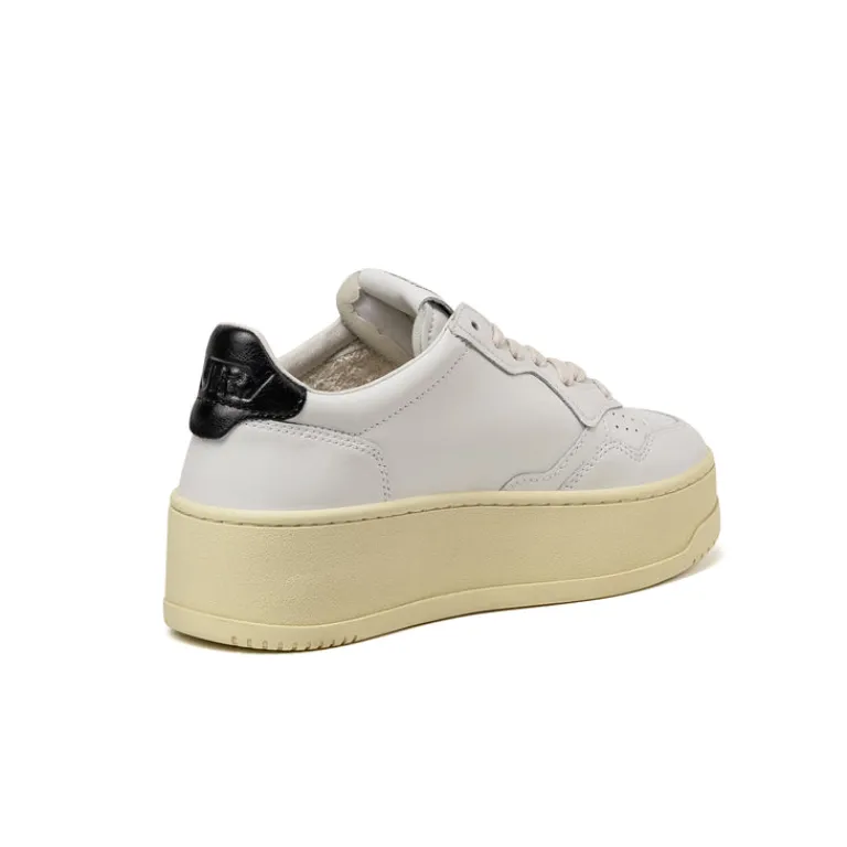 Plateau Sneaker|Leder Sneaker*Autry Medalist Platform W White / Black