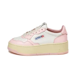Leder Sneaker|Plateau Sneaker*Autry Medalist Platform W Blush Bride)
