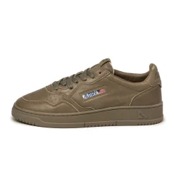 Leder Sneaker*Autry Medalist *Solid Goat* Mud Green