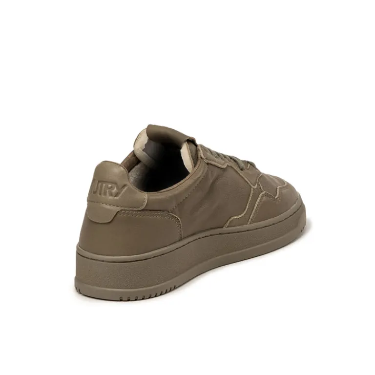 Leder Sneaker*Autry Medalist *Solid Goat* Mud Green