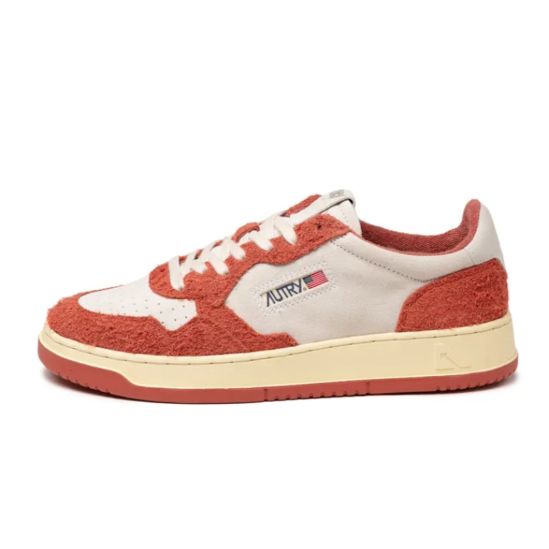 Leder Sneaker*Autry Medalist *Suede / Long Suede* Rust