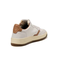 Leder Sneaker|Weiße Sneaker*Autry Medalist *Virgin / Crack* White / Tanzine